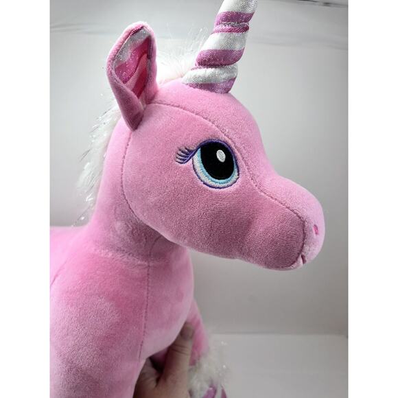Build-A-Bear BABW 16” Candy Cane Swirl Unicorn Plush Stuffed Animal Toy W/ Dress - Picture 10 of 16